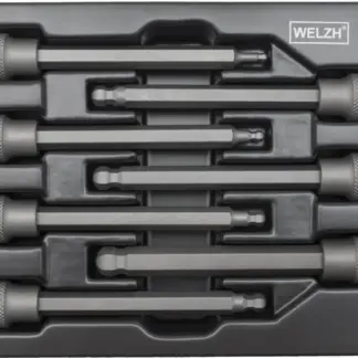 Bit Socket Set; 3/8dr Extra Long Ball  Hexagon  Set 110mm HB3-HB10