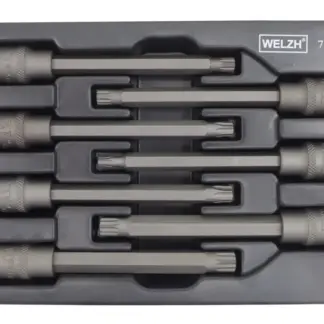 Bit Socket Set; 3/8dr Extra Long Spline Set 110mm M4-M10