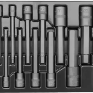 Bit Socket Set; Master Hexagon Bit Set 110 mm Length  S2 Zinc Steel