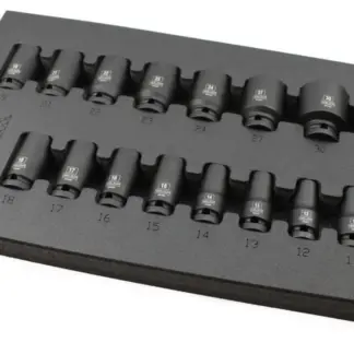 Semi Deep Thin Walled Impact Sockets, 1/2''dr, 6pt