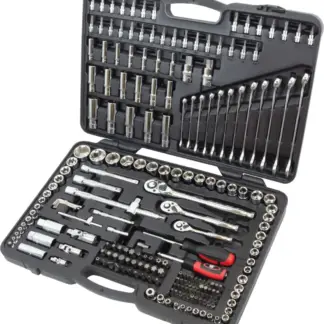 Socket Tool Set; 1/4'', 3/8'', 1/2'' (216-Piece) inc. Spanners