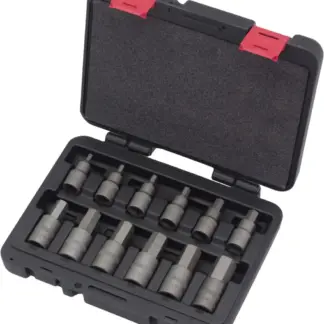Bit Socket; 1/2dr Hexagon H5-H22 (S2 Steel)