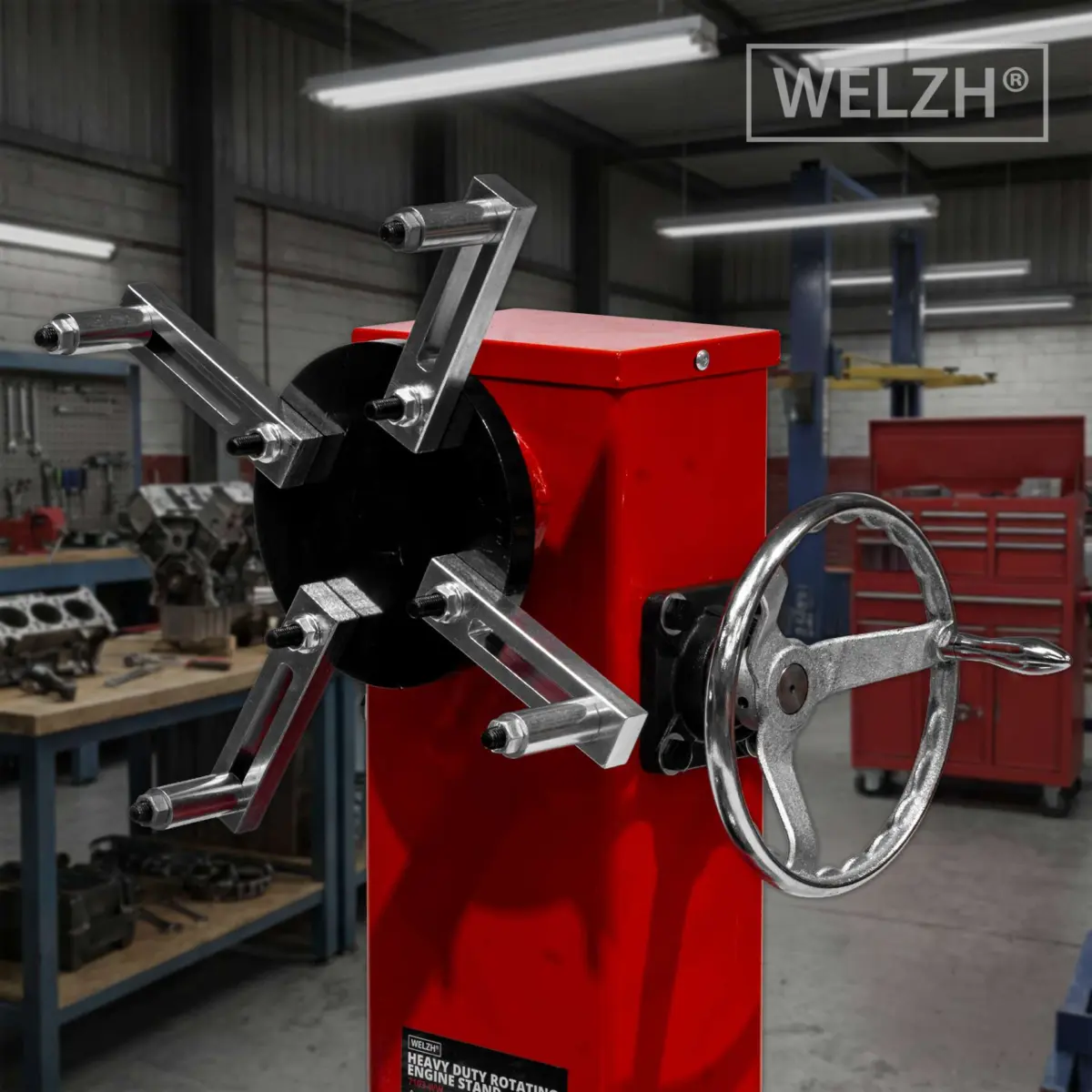 Heavy Duty Rotating Engine Stand; 850-KG - Image 6