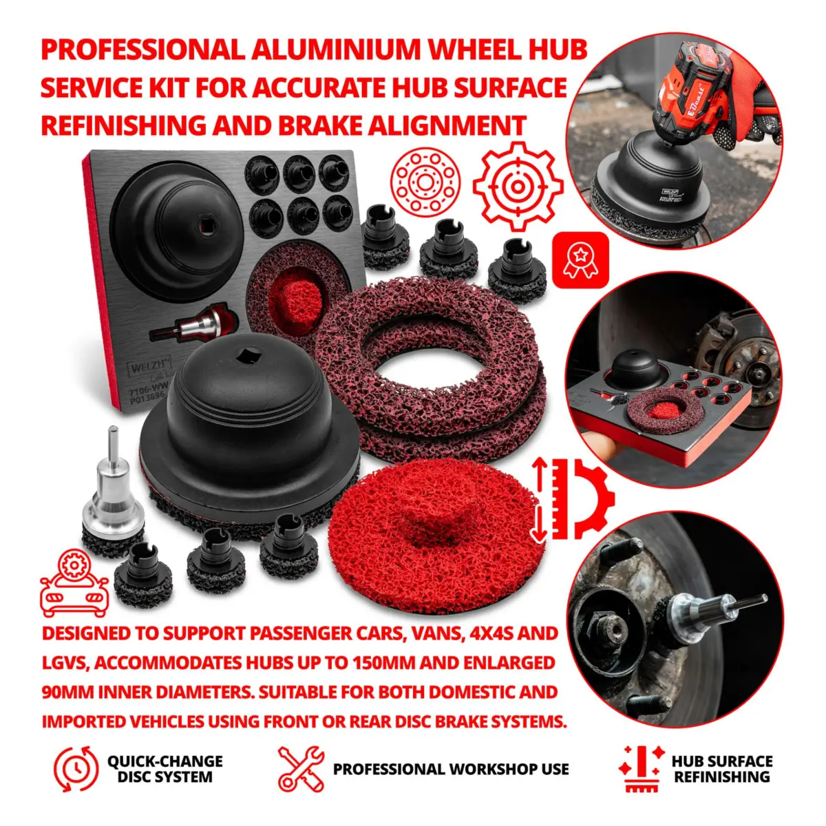 Aluminium Wheel Hub Service Kit - Image 3