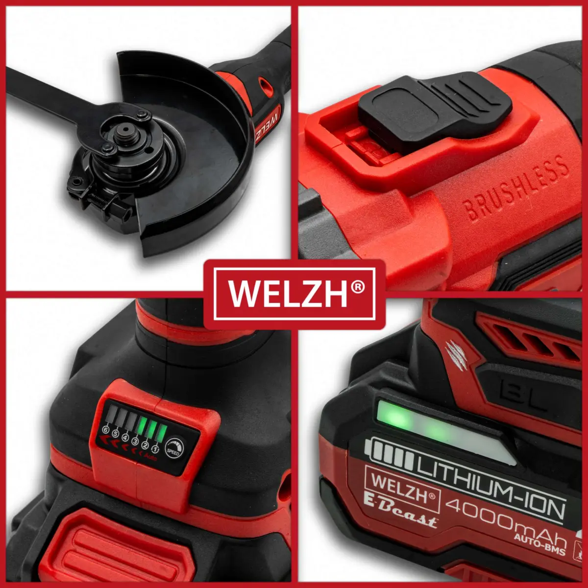 E-Beast? Cordless Brushless Angle Grinder - Image 12