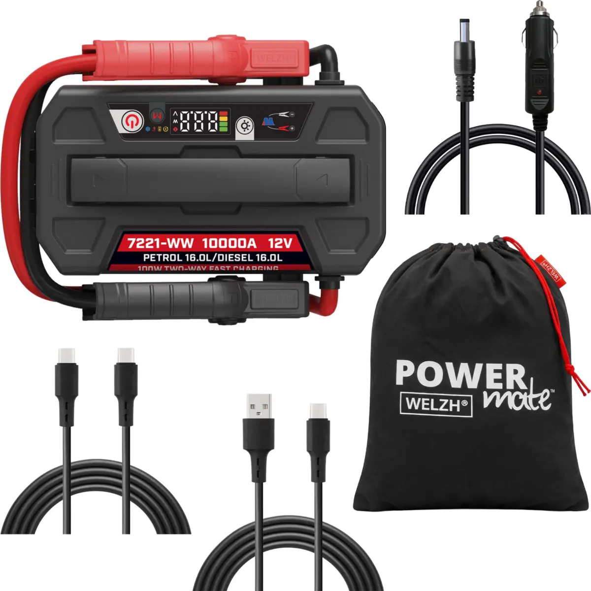 Power-Mate'?; 12-Volt 10000A Up To 16L Petrol and Diesel Engines - Image 2