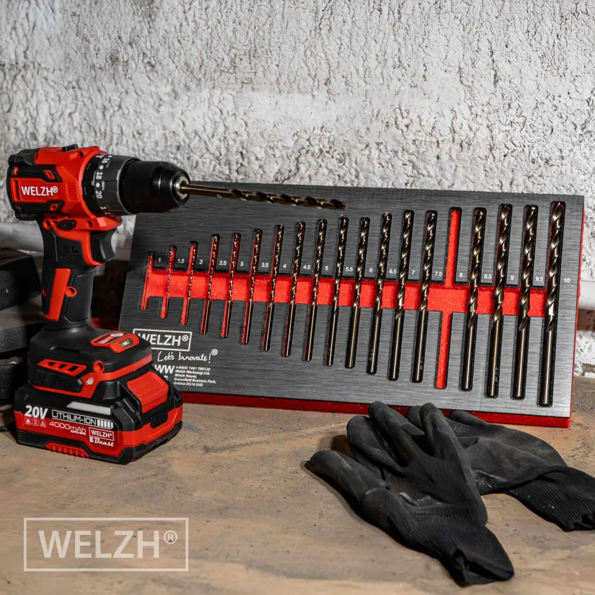 Mechanics Drill Bit Set, Fully Ground Cobalt Extra Long; 19-Piece Set - Image 8