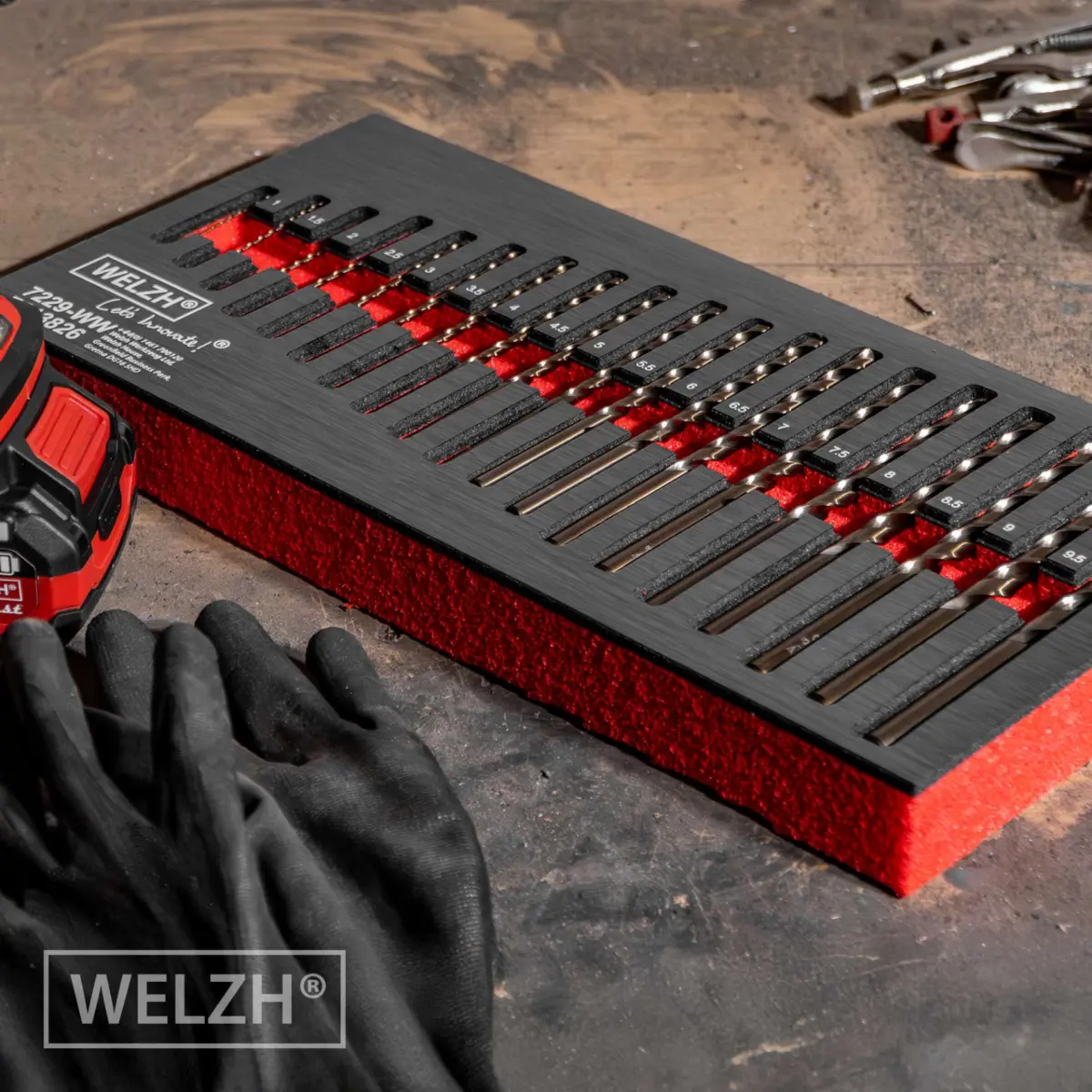 Mechanics Drill Bit Set, Fully Ground Cobalt Extra Long; 19-Piece Set - Image 10