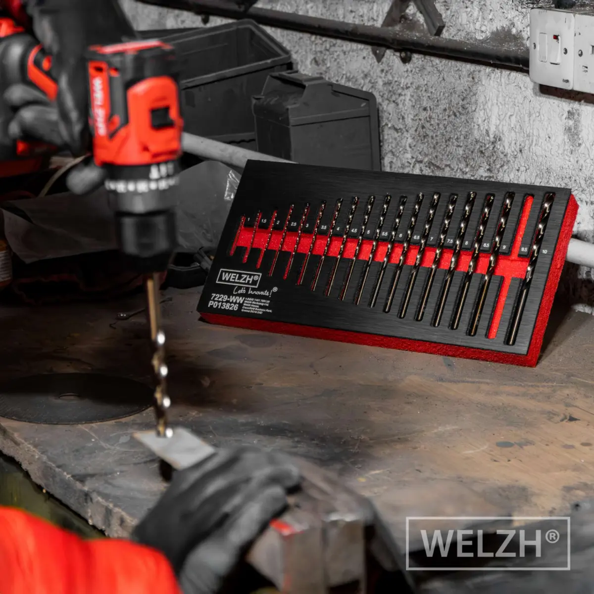 Mechanics Drill Bit Set, Fully Ground Cobalt Extra Long; 19-Piece Set - Image 5