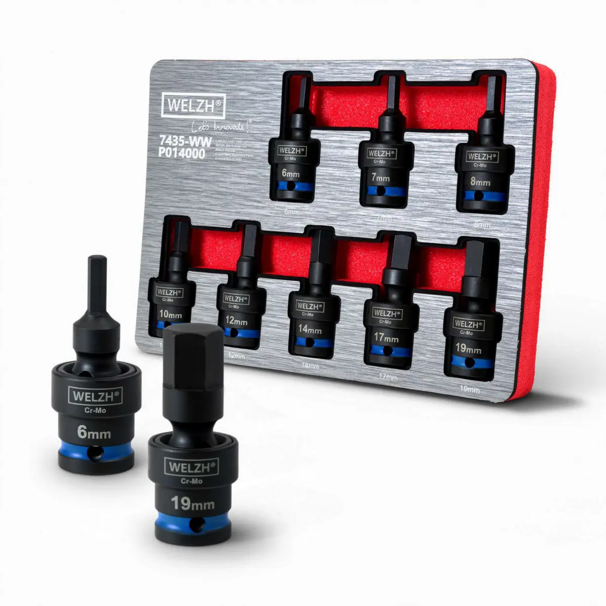 8-Flexi Joint Impact Allan key Set