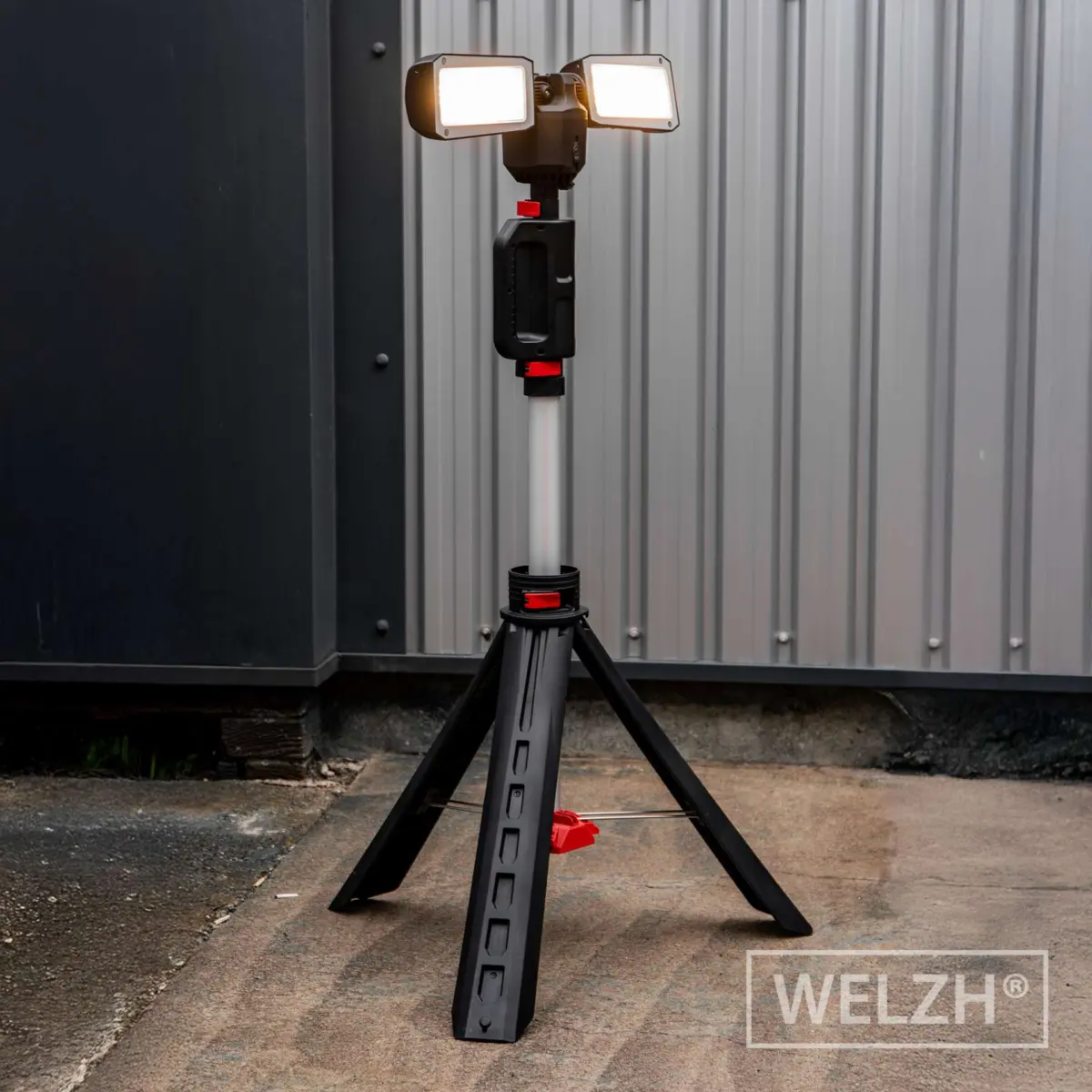 Rechargeable 6000 Lumen Adjustable Tripod Flood Light - Image 4
