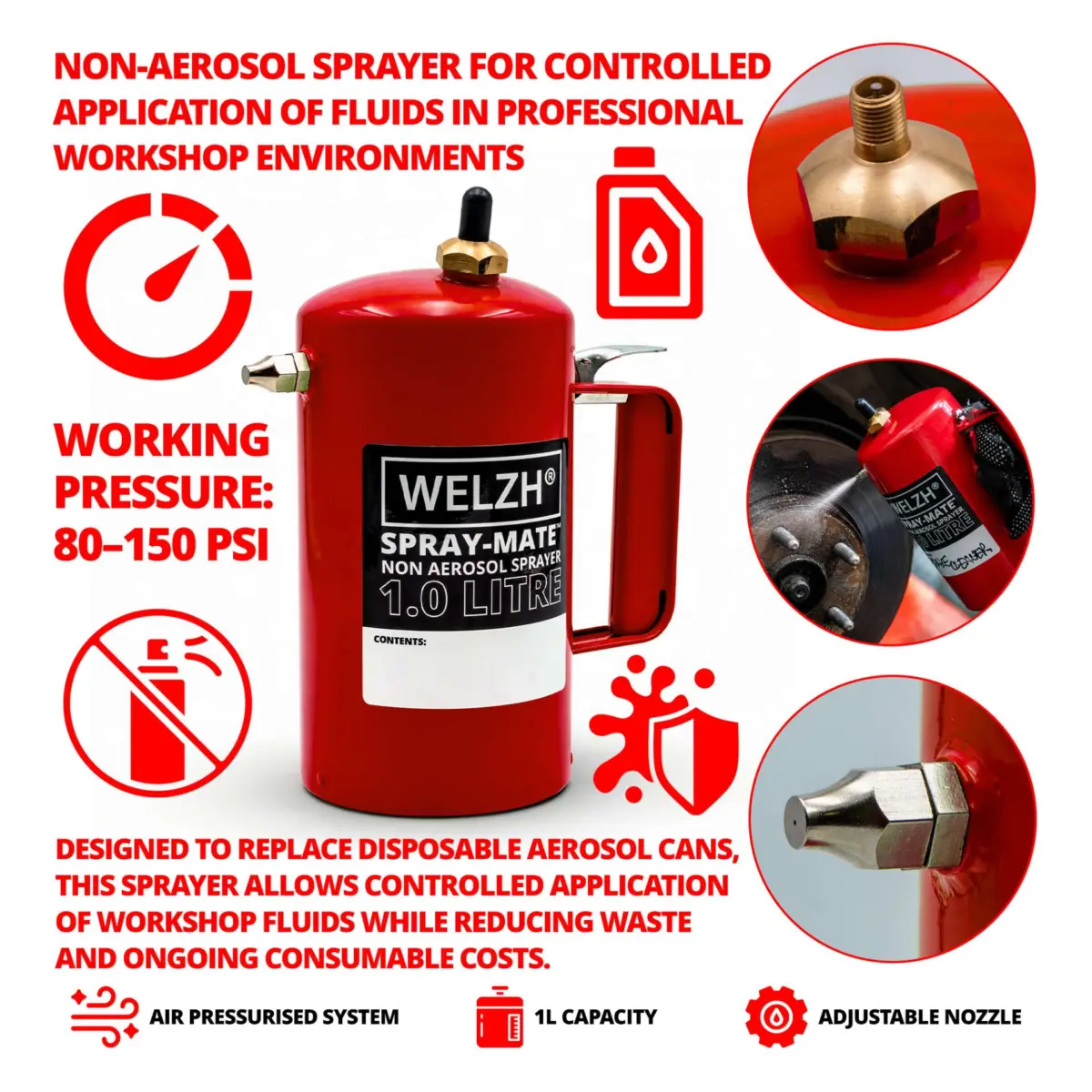 Spray-Mate?; Non Aerosol Sprayer (RED) - Image 2