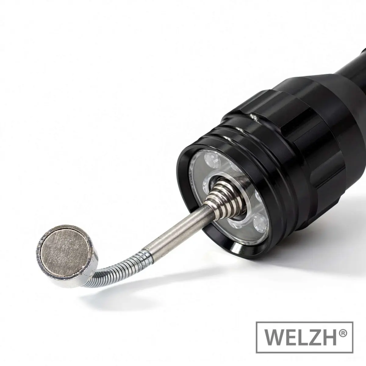 Flash Light With Magnetic Pick Up Tool - Image 2