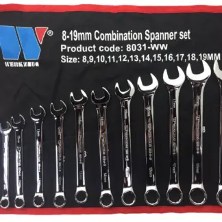 Combination Spanner Set; 8-19 mm