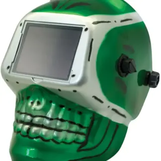 Welding Helmet (Skull Version) Green; Automatic
