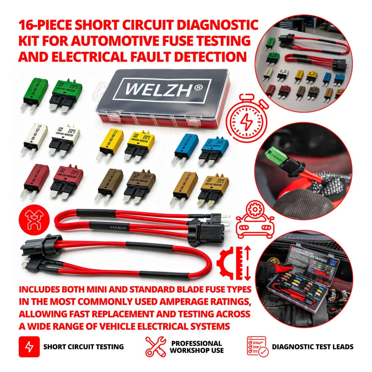 Short Circuit Diagnostic Kit 16-piece - Image 3