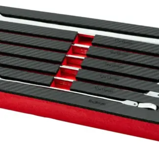 Ratchet Spanner Set; Aviation Type, Flexi-Head 8-19 mm