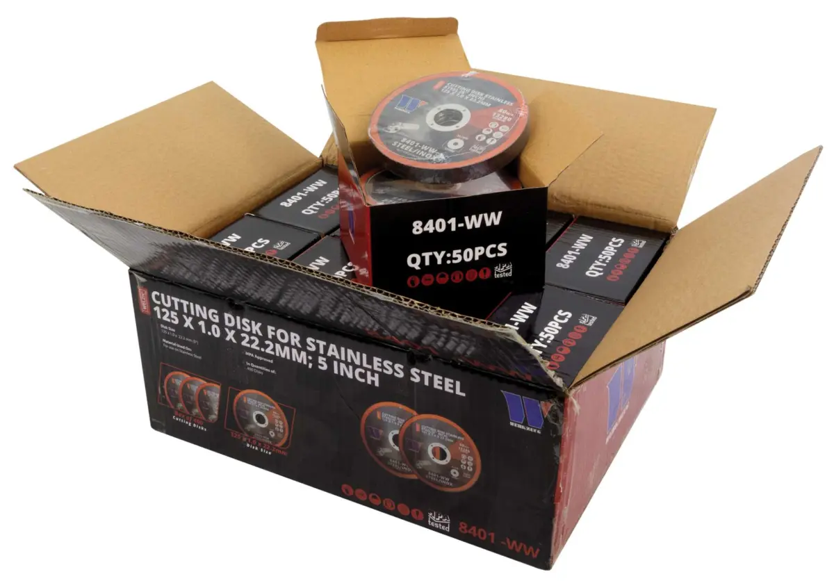 Flap Disk Welzh Slotted, Aluminum Oxide 40 Grit ;115 mm (20 per Box) - Image 4