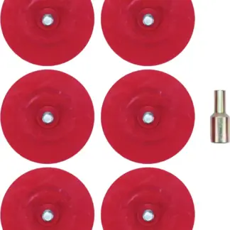Conical Eraser Pad Set; 6-Piece Set