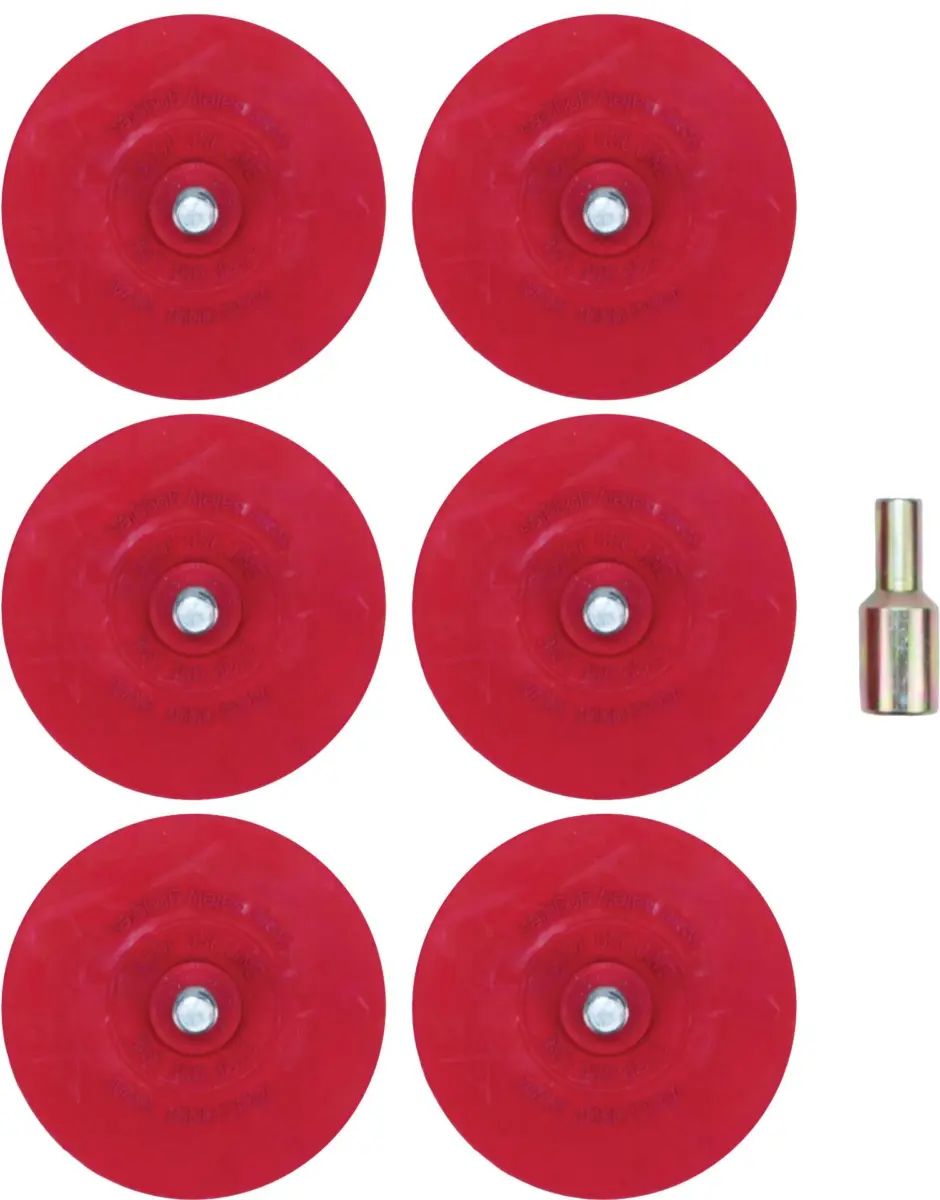Conical Eraser Pad Set; 6-Piece Set