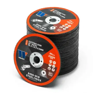 Cutting Disks 75x1.0mm x 9.5mm (3'' Inch) WerkConnect? 300-Piece Extra Thin