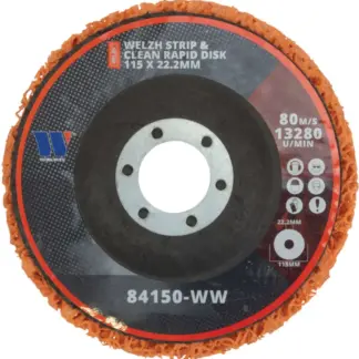 Strip Disk; Welzh Strip & Clean Rapid Disk 115 x 22.mm x5 Pieces