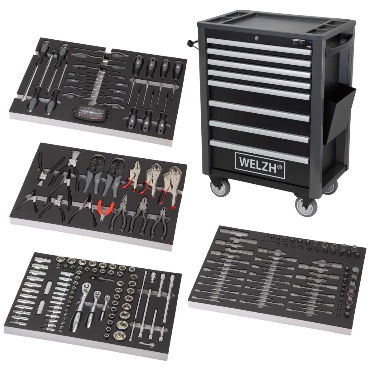 91010-WW & Tool Tray Assortment 4-Trays