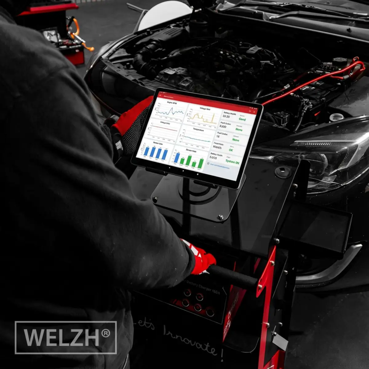 Automotive Diagnostic Tool Cart With Monitor Holder - Image 7