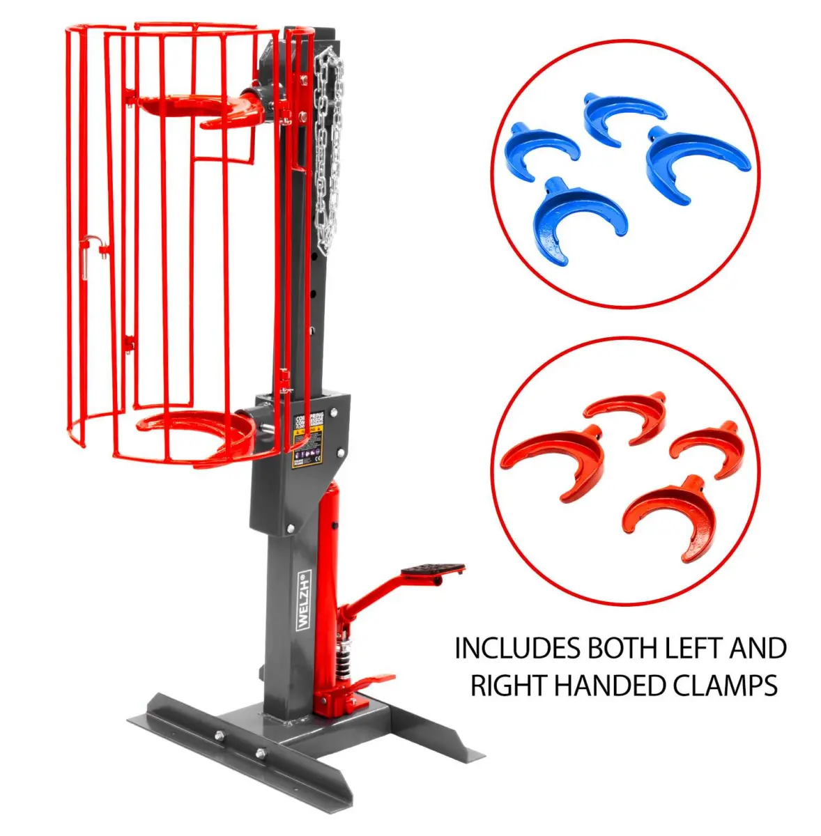 Coil Spring Compressor; Floor Standing Left & Right Handed 1500 kg