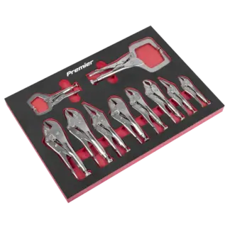 Premier Locking Pliers Set with Tool Tray 10pc [AK6802]