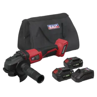 SV20 Series 115mm Cordless Angle Grinder Kit 20V 4Ah - 2 Batteries [CP20VAGBKIT]