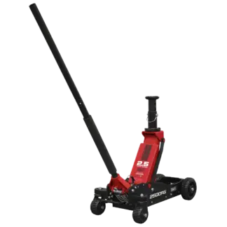 Big Wheel Hybrid Trolley Jack for Off-Road Vehicles, SUVs, Vans & 4x4s with Super Rocket Lift 2.5 Tonne [2500RG]
