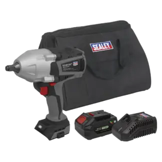 SV20 Series Premier 1/2"Sq Drive Cordless Impact Wrench Kit 20V 4Ah - Euro Plug [CP20VXIWKITEU]