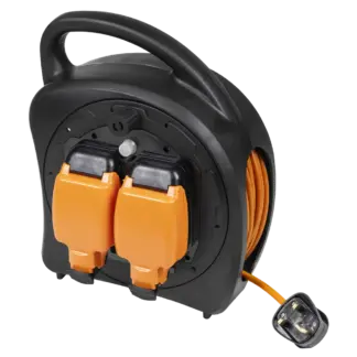 30m Weatherproof Extension Reel with Thermal Trip 2 x 230V [GCR30]