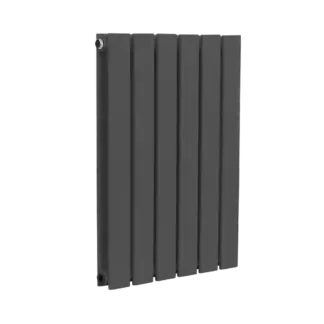 Baridi Horizontal Radiator Contemporary Double Flat Panel Design 420 x 600mm – Anthracite [DH338]