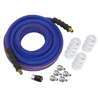 Extra-Heavy-Duty High Flow Air Hose Kit with Couplings 15m x 13mm [AHK05]