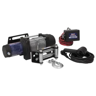 Geared Winch with Brake 450kg Line Pull 12V [PH12545]