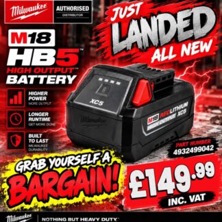 Milwaukee M18 HB5 High Output 5.0Ah Battery